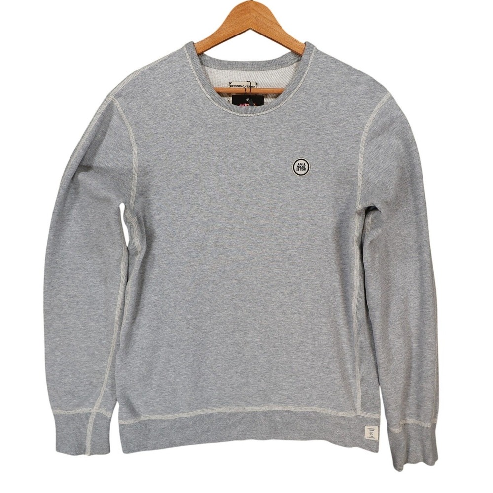 Reigning Champ Sweatshirt Mens Small Gray‎ Excellent Ace Hotel Collaboration